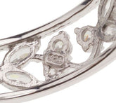 Epiphany Platinum Clad Diamonique Lace Design 3-pc. Ring Set, Size 8